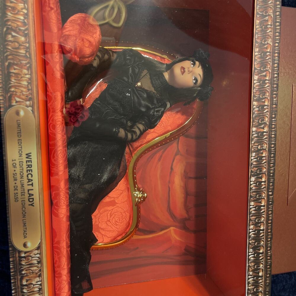 Disney Parks 2026 The Haunted Mansion Werecat Lady LE Doll New IN HAND